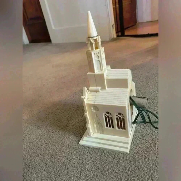 vintage musical christmas church - Picture 5 of 8